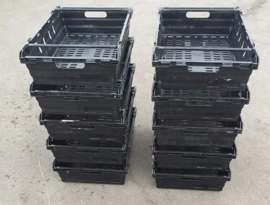 Heavy Duty Plastic Bale Arm Crates