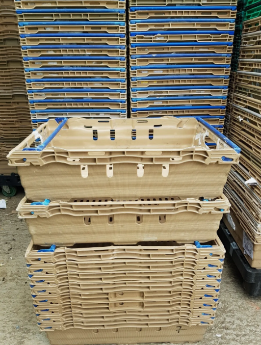 Heavy Duty Plastic Bale Arm Crates