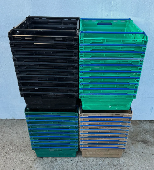 Heavy Duty Plastic Bale Arm Crates