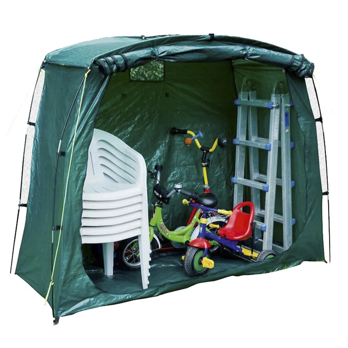 Green Outdoor Bicycle Storage Tent - Garden Bike Shelter & Equipment Cover Shed