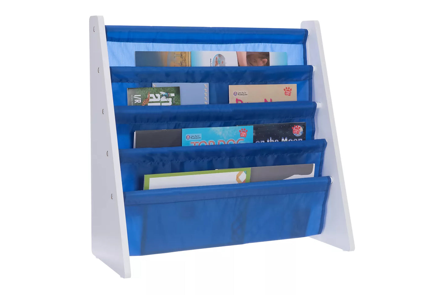 Wooden Sling Bookshelf for Kids