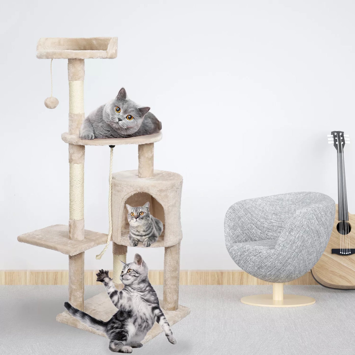 Cat Tree Activity Centre Climbing Tower