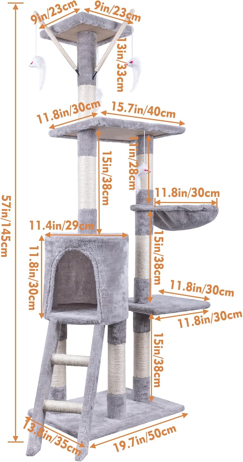 Cat Tree Multi-Level Stable Cat Climbing Tower