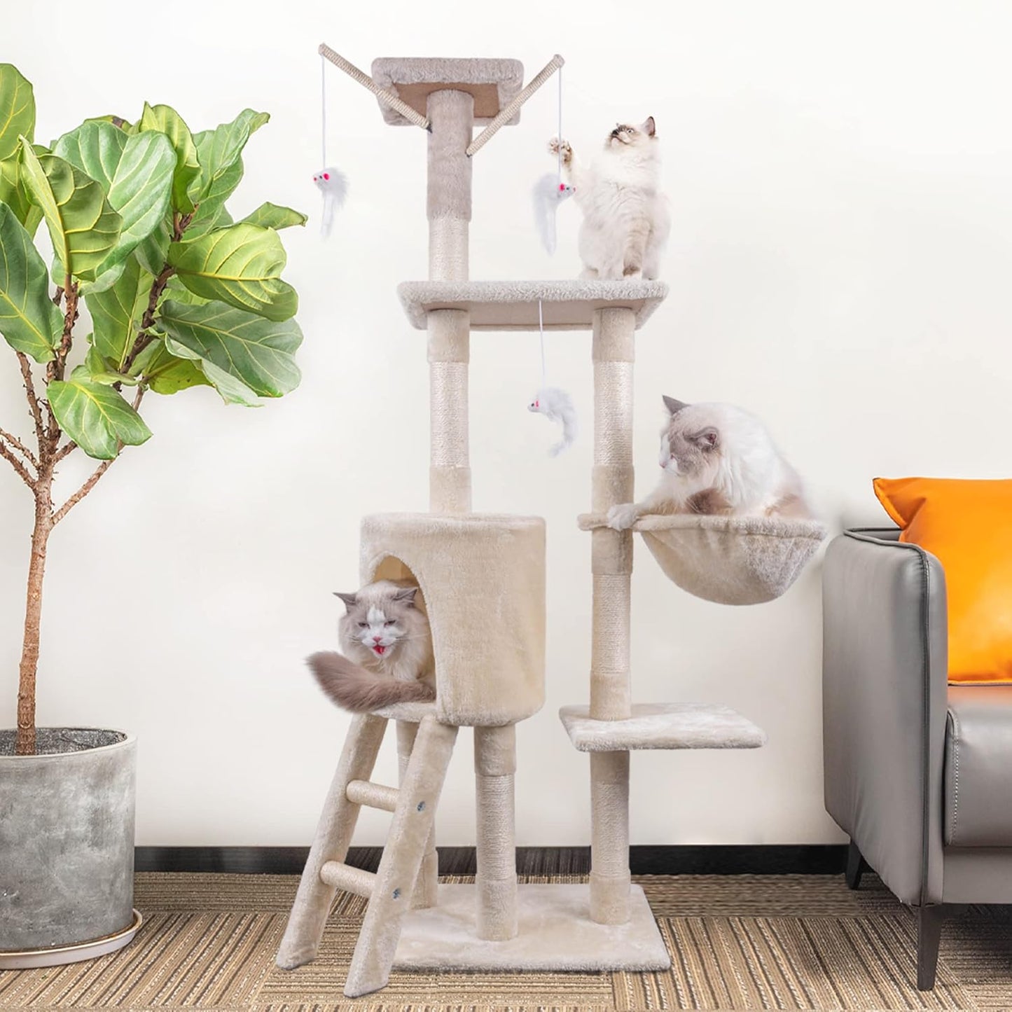 Cat Tree Multi-Level Stable Cat Climbing Tower