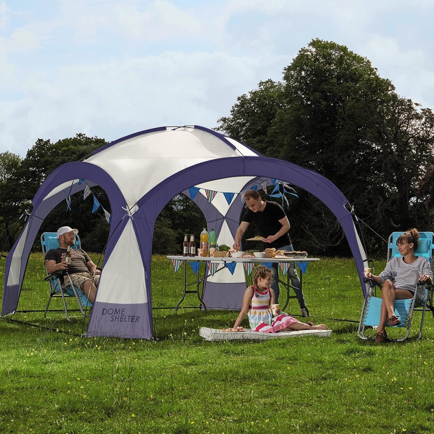 Waterproof Event Shelter Gazebo with UV Protection, 3.5m x 3.5m, Including Side Walls