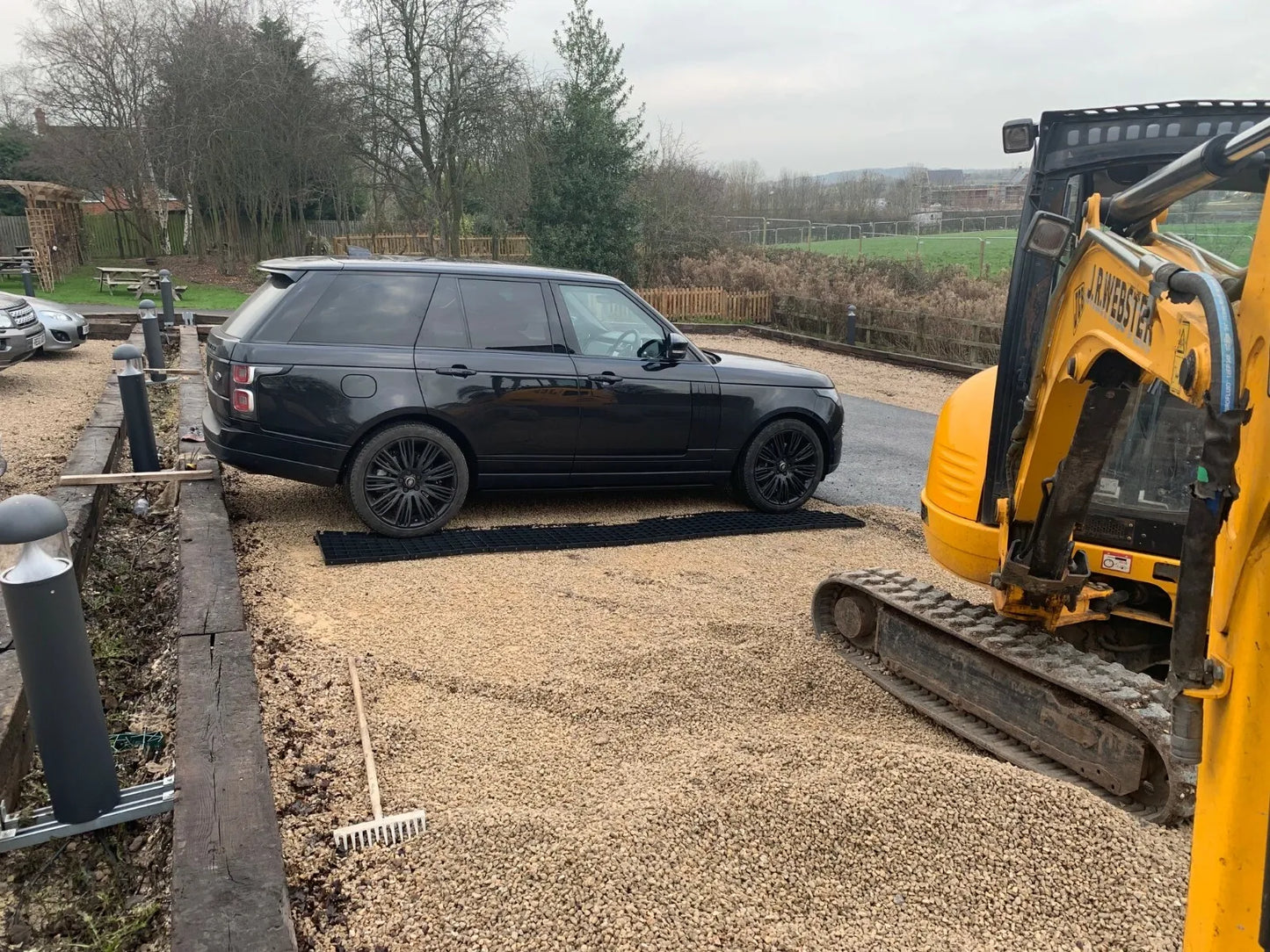 Reinforced Plastic Paving Grids Eco Solutions for Gravel Driveways