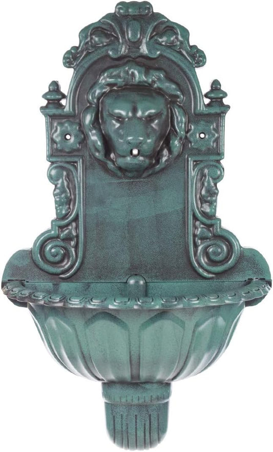 Unique Lion Head Water Feature for Garden Décor | Bird Bath Feature