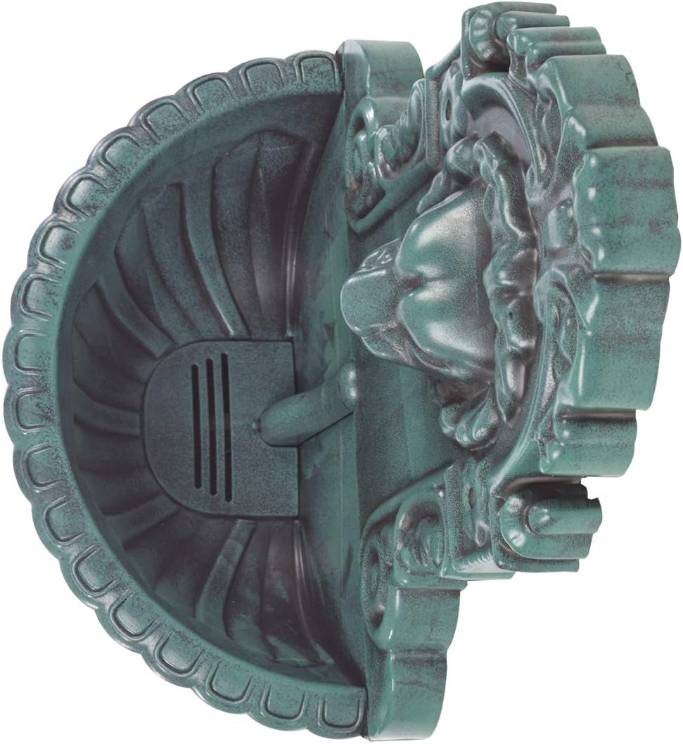 Unique Lion Head Water Feature for Garden Décor | Bird Bath Feature