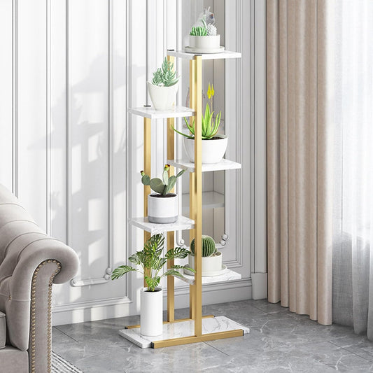 6 Tier Plant Stand Indoor Outdoor Display Rack, Garden Plant Shelf Rack Holder