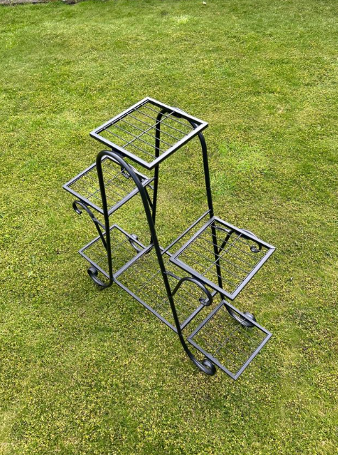 Plant Stand with 3 Layers and 6 Flower Pots Shelf Display Rack