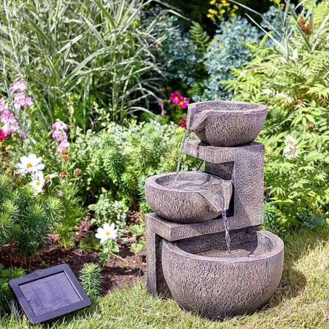 Smart Solar Mill Solar-Powered Water Fountain Feature