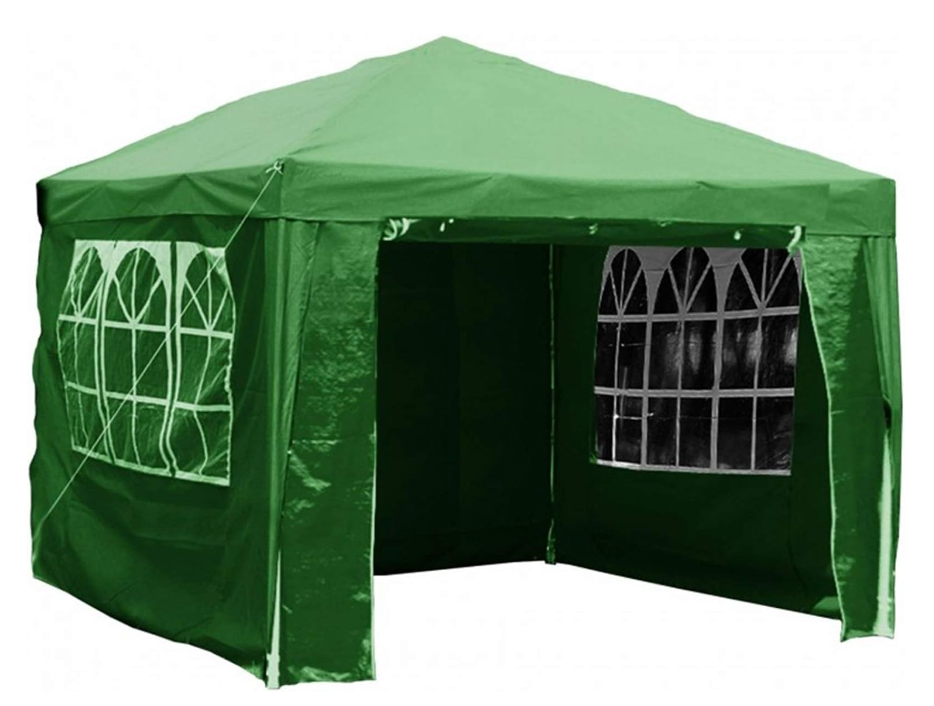 Outdoor Waterproof Garden Gazebo with Sides - 3m x 3m x 2.45m