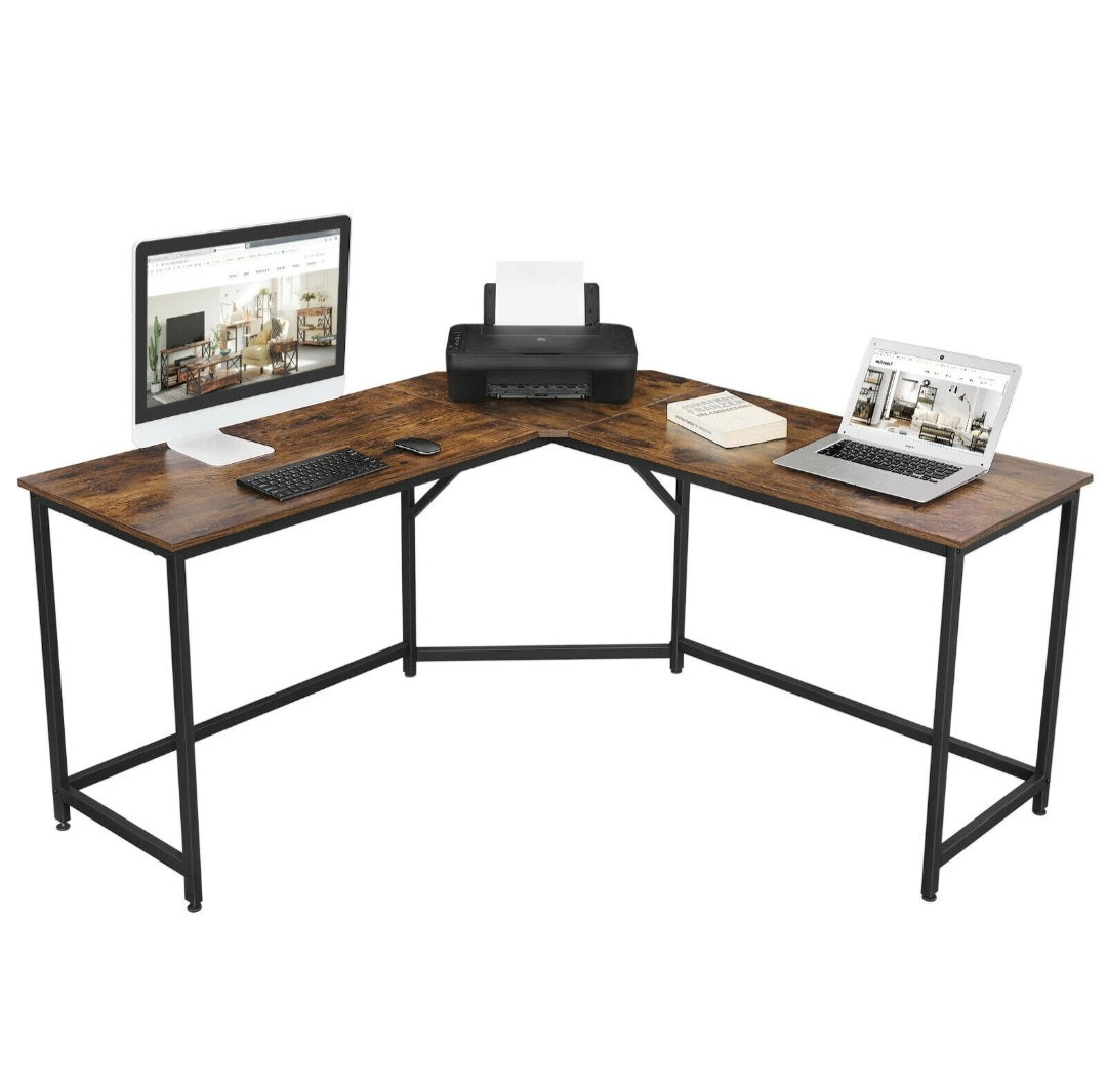 L-Shaped Computer Desk Office Workstation Corner Study Desk